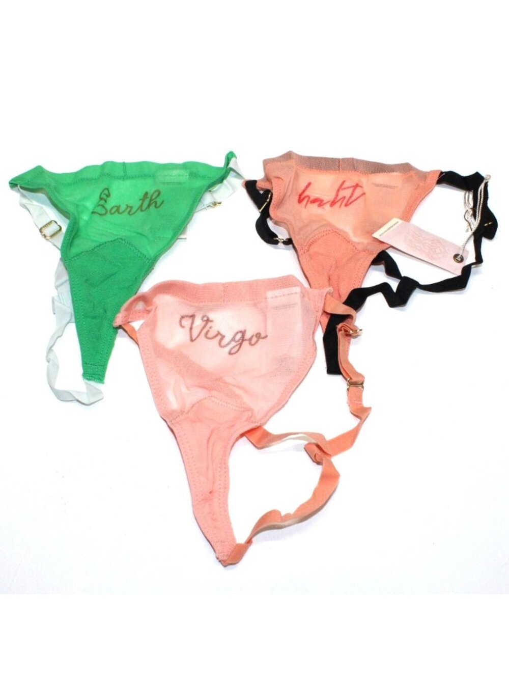 We Are HAH Zodiac Thong Panty 3-Pack (OS) Virgo 64947ZK